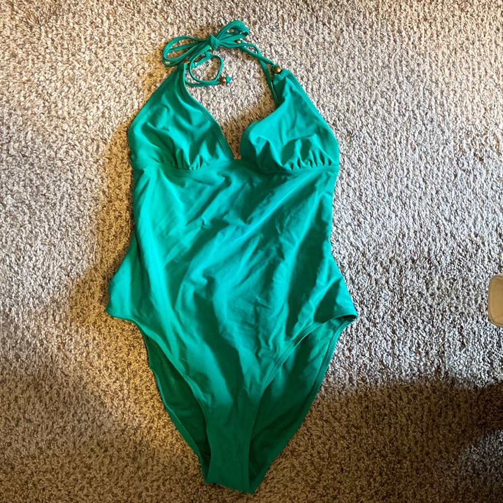 Old navy green bathing suit